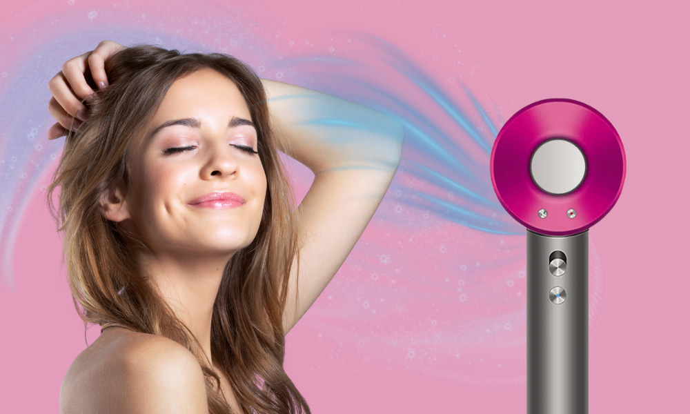 Máy sấy tóc Simplehome HG01 - Rose được tích hợp công nghệ ion âm 