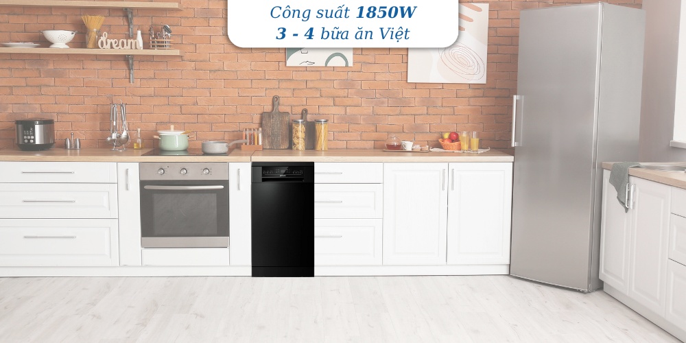 Công suất Galanz W45A3A401M-0E1(B) 1850W, dung tích chứa đến 11 bộ chén