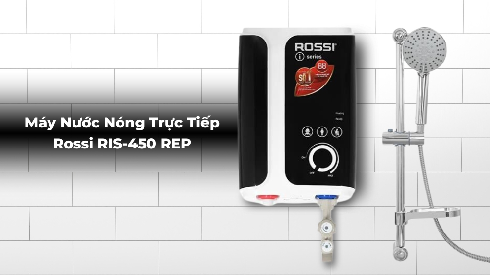 Thiết kế Máy Nước Nóng Trực Tiếp Rossi RIS-450 REP 4500W