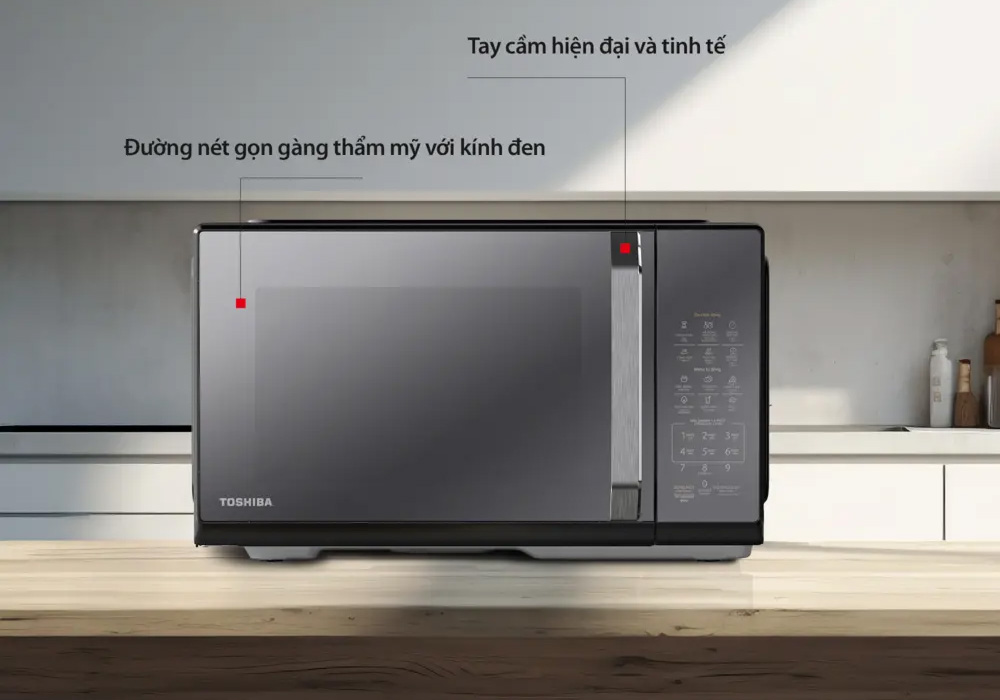 Lò vi sóng Toshiba MW3-EG26PE(BM) có thiết kế hiện đại