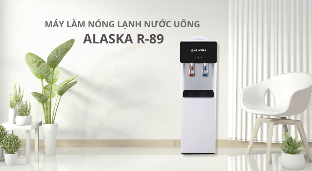 Máy Làm Nóng Lạnh Nước Uống Alaska R-89 có thiết kế ấn tượng