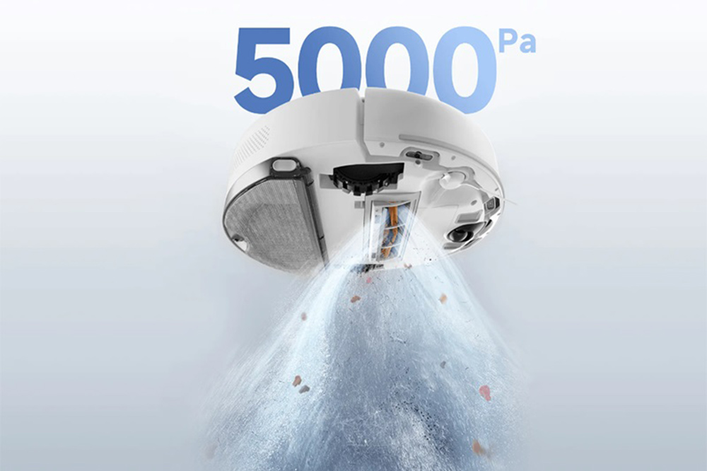 Xiaomi Vacuum S40C EU sở hữu lực hút lên đến 5000Pa
