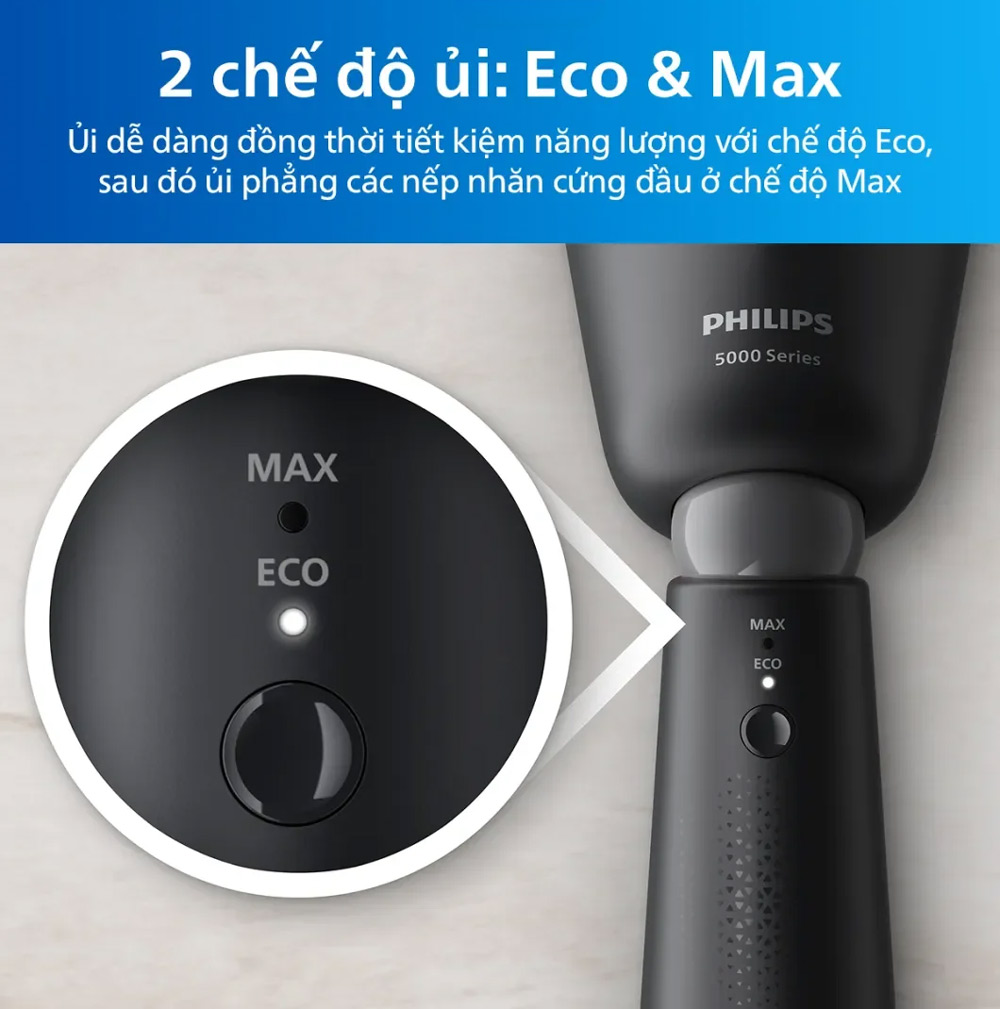 Bàn ủi Philips STH5030/80 có 2 chế độ ủi