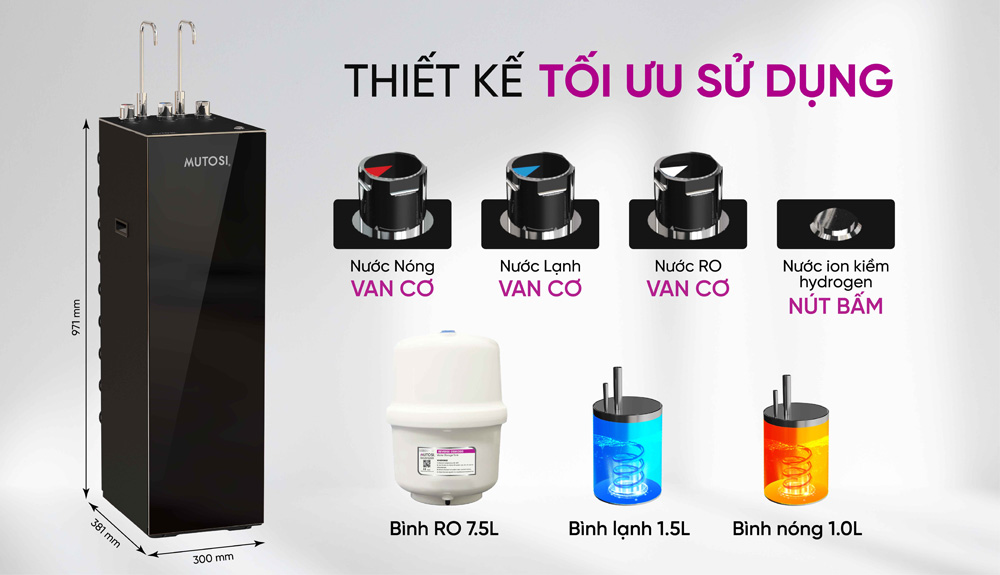 Máy Lọc Nước MP-H112UV mang đến trải nghiệm lấy nước nhanh chóng