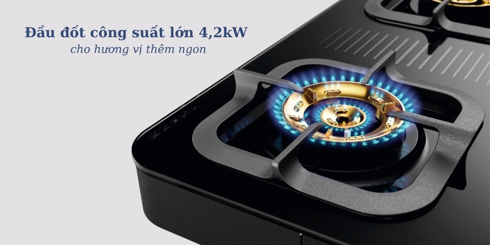 Bếp Ga Đôi Electrolux ETG7287GKR giúp nấu ăn nhanh hơn