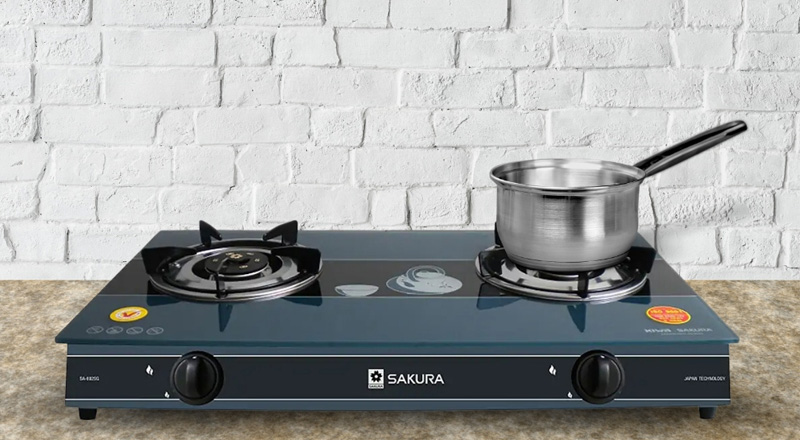 Bếp gas Sakura dùng hệ thống đánh lửa Magneto và đánh lửa IC bằng pin