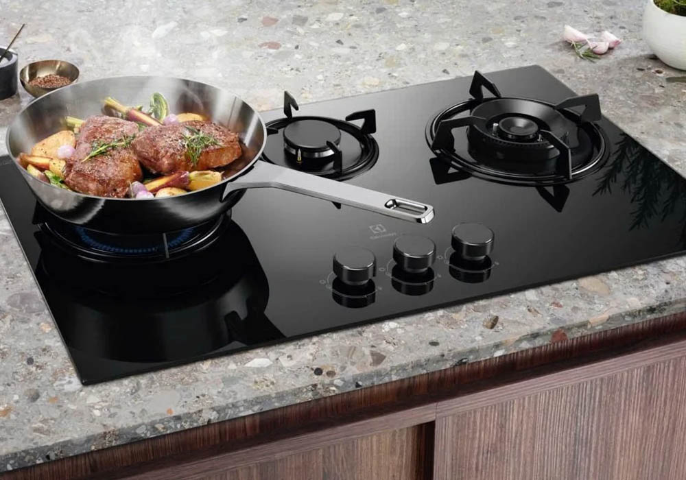 Bếp Gas Âm Electrolux EHG7303BF có thiết kế hiện đại