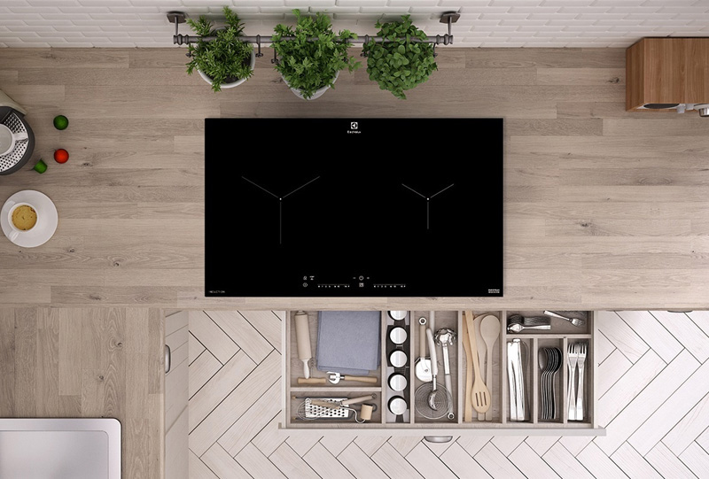 Bếp từ âm đôi Electrolux