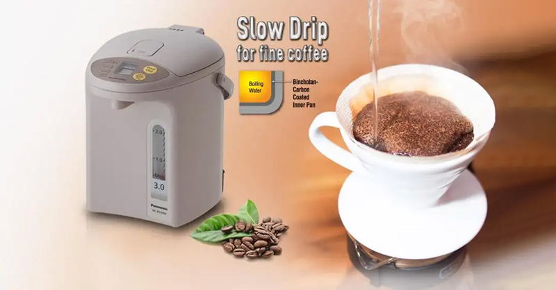 Bình thủy điện Panasonic an toàn cho sức khỏe 