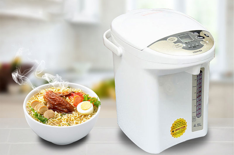 Bình thủy điện Toshiba PLK-45SF (WT)VN có thiết kế hiện đại