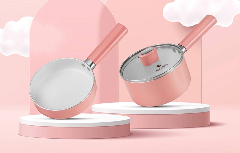 Bộ nồi chảo Elmich bao gồm nhiều kích thước