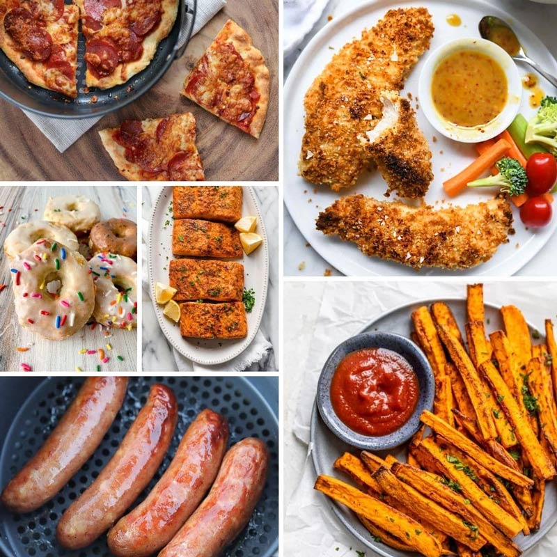 Các món ăn phù hợp nấu với nồi chiên không dầu