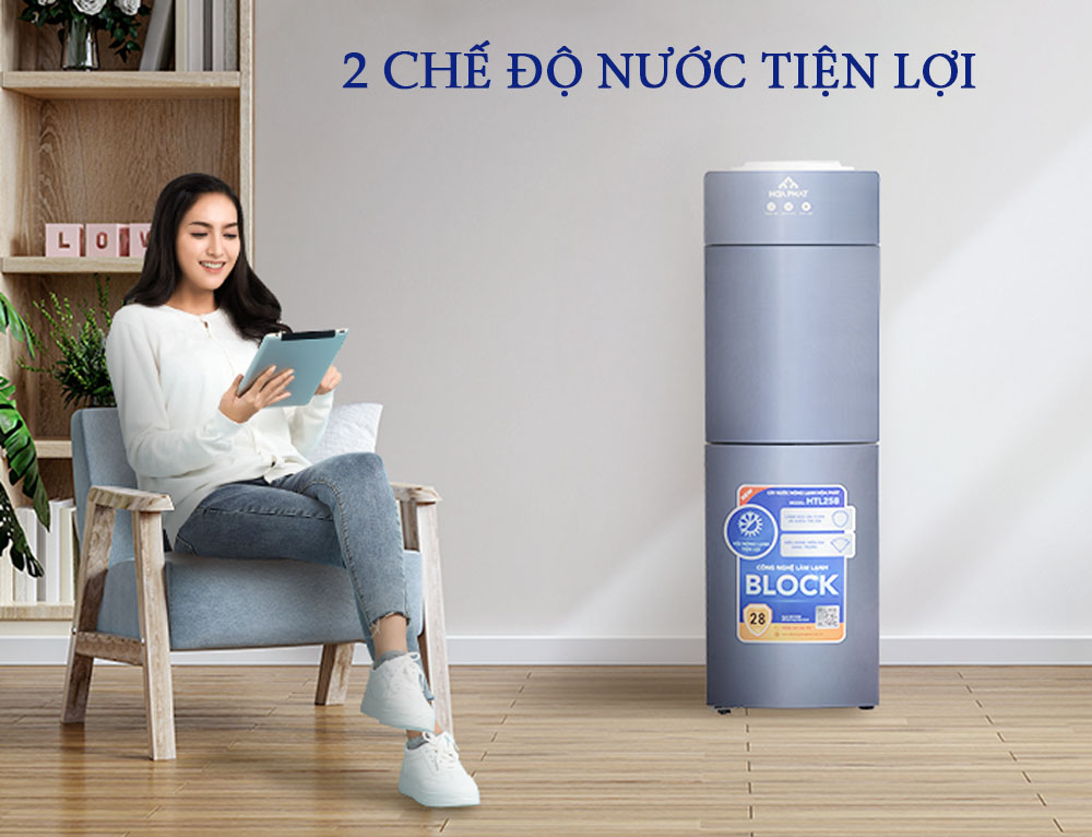 Cây Nước Nóng Lạnh Hòa Phát HTL258 mang đến trải nghiệm linh hoạt