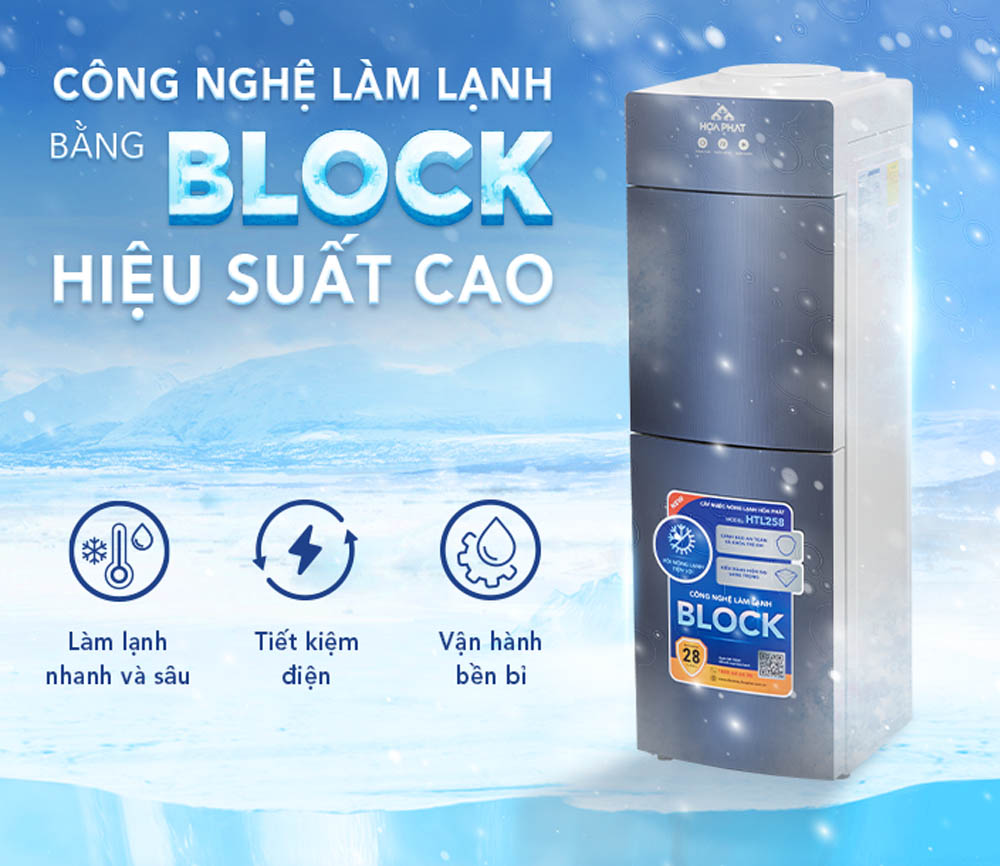 Công nghệ Block làm lạnh nhanh và sâu