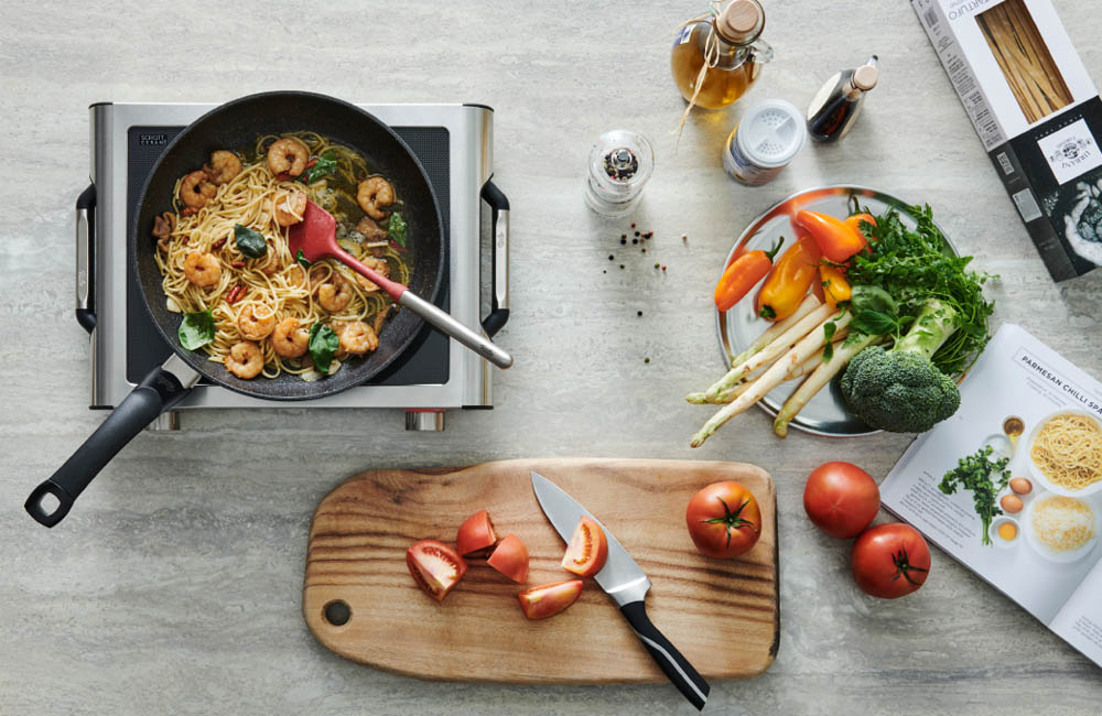 Chảo Đáy Sâu Fissler Stardust Forte 28cm tương thích nhiều loại bếp 