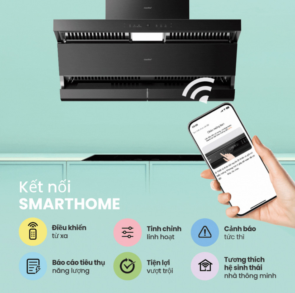 Comfee CH-90WJ07B kết nối Smart Home