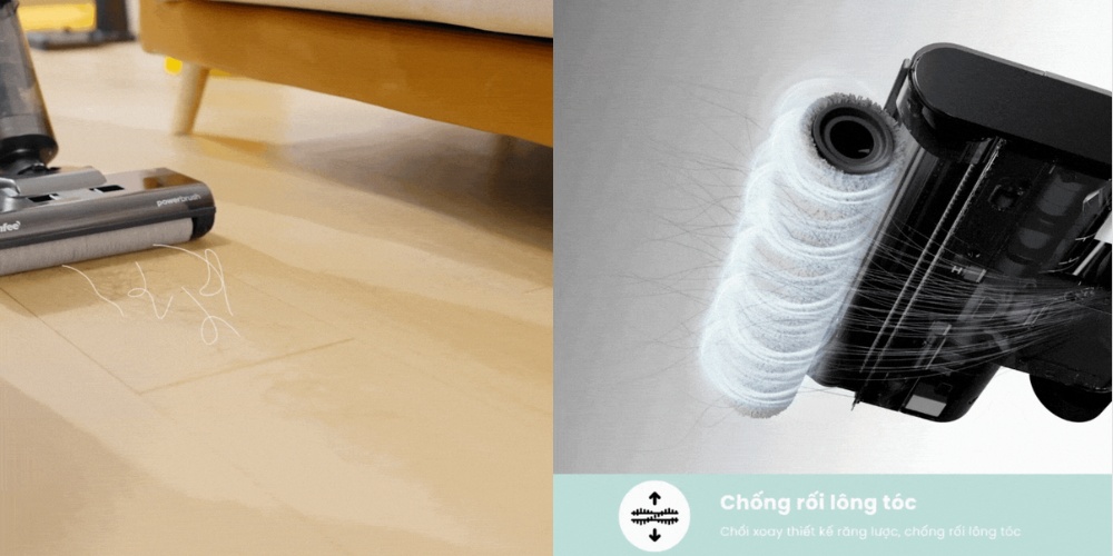 Comfee CXC05APGY thiết kế chổi xoay răng lược