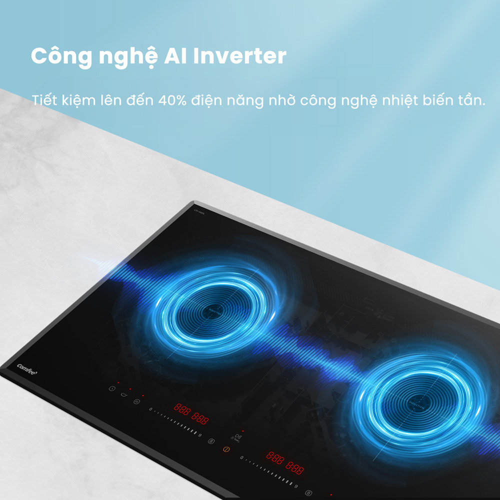 Công nghệ AI Inverter bếp từ Comfee CIH-44DIL