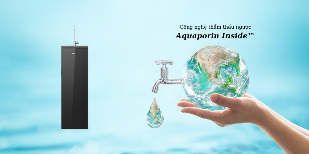 Công nghệ thẩm thấu ngược Aquaporin Inside trên Philips ADD8911/74