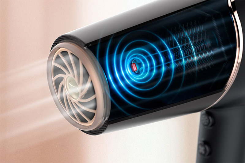 Máy sấy tóc Philips trang bị công nghệ Ion kết hợp ThermoShield