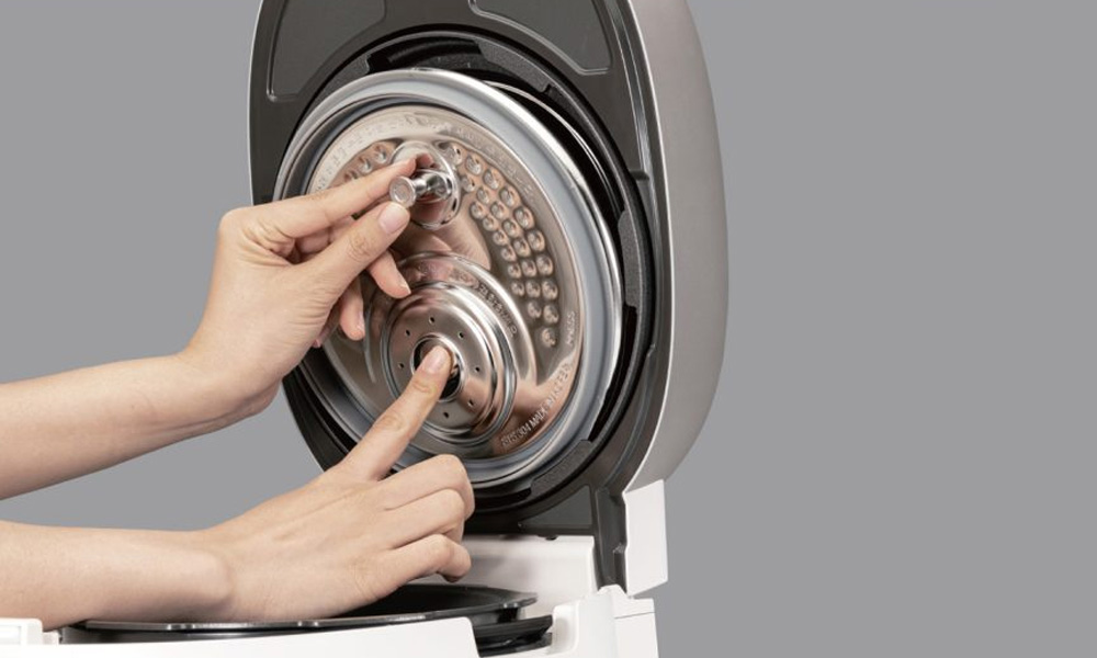 Nắp nồi con dễ tháo rời, tiện lợi vệ sinh 