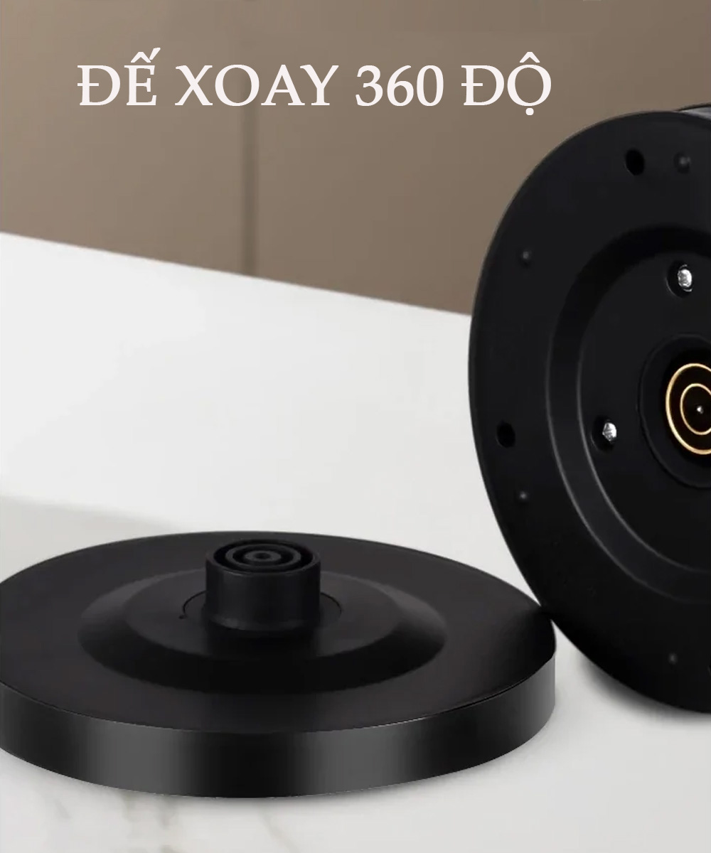 Đế xoay 360 độ đảm bảo kết nối điện ổn định