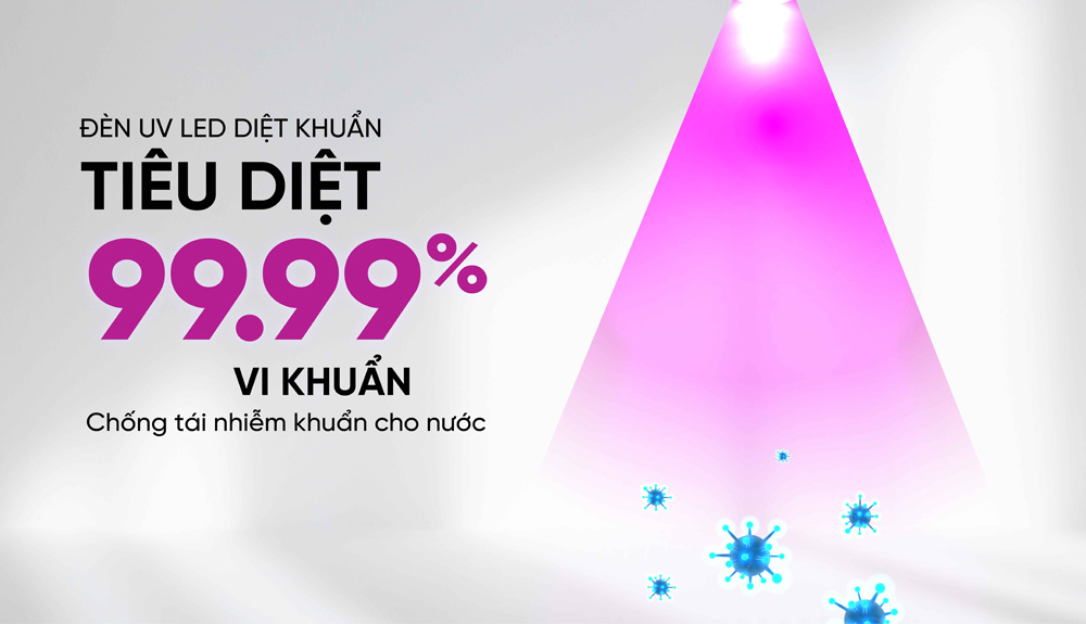 Đèn UV LED sử dụng sóng điện từ để tiêu diệt vi khuẩn