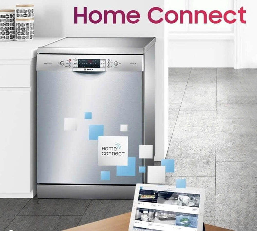 Home Connect cho phép điều khiển máy rửa bát từ xa 