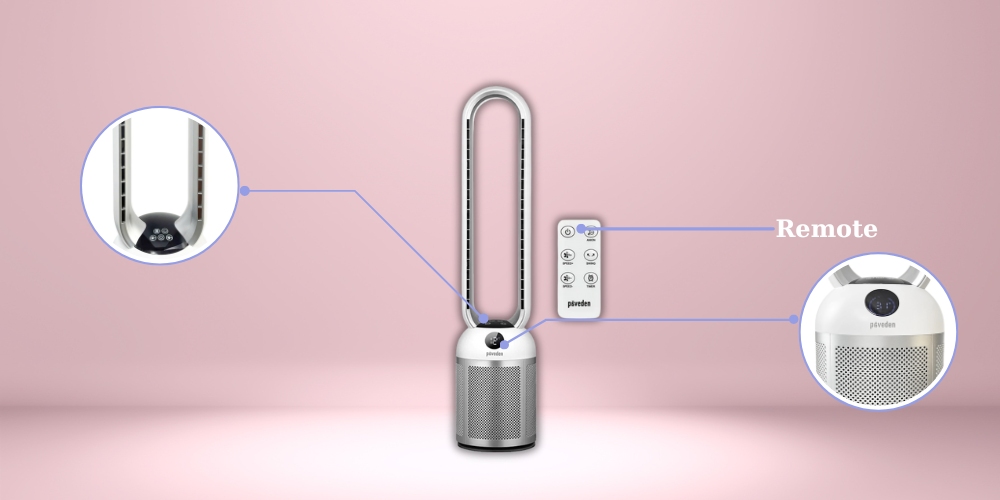 Điều khiển quạt PBF-307S-DC dễ dàng