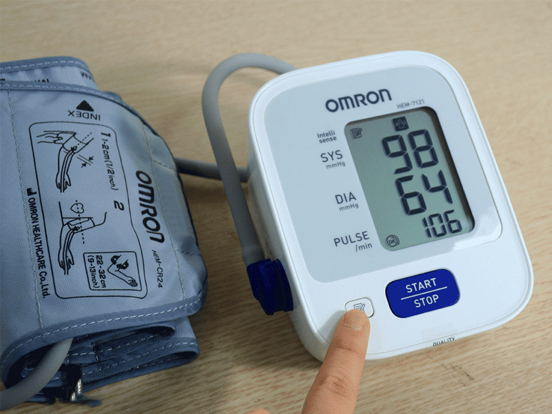 Cách đọc máy đo huyết áp Omron
