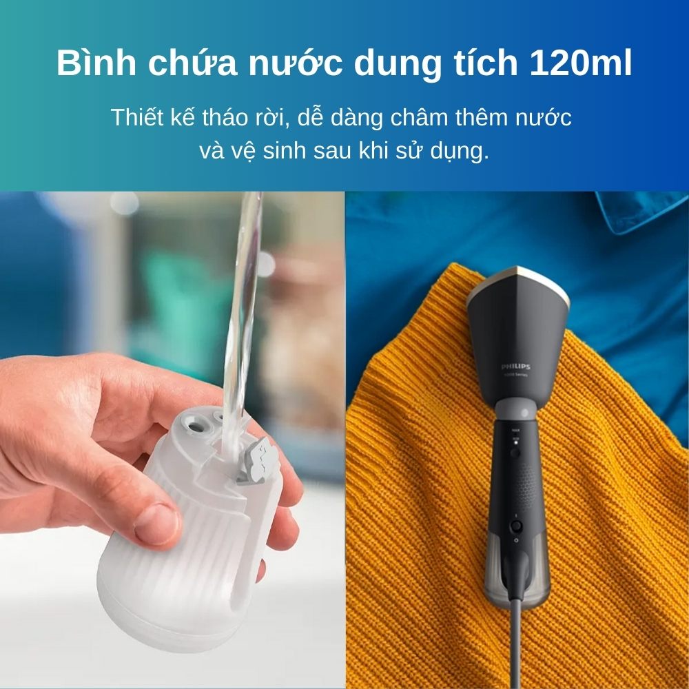 Dung tích bình chứa nước 120ml