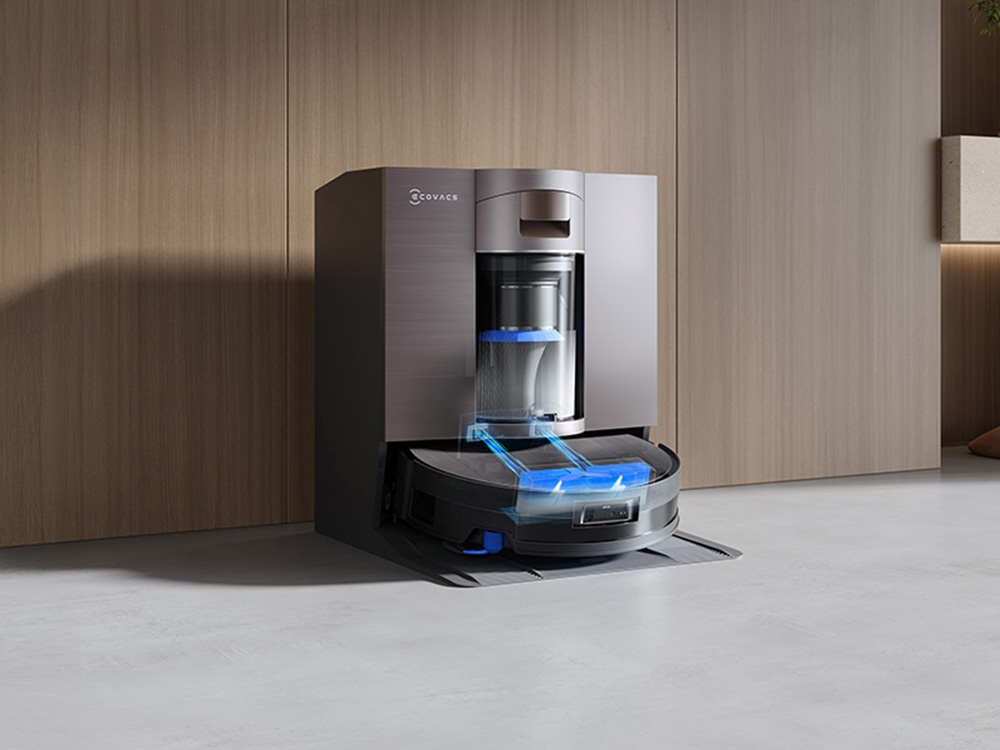 Ecovacs Deebot X11 OmniCyclone có thiết kế dạng tròn nhỏ gọn