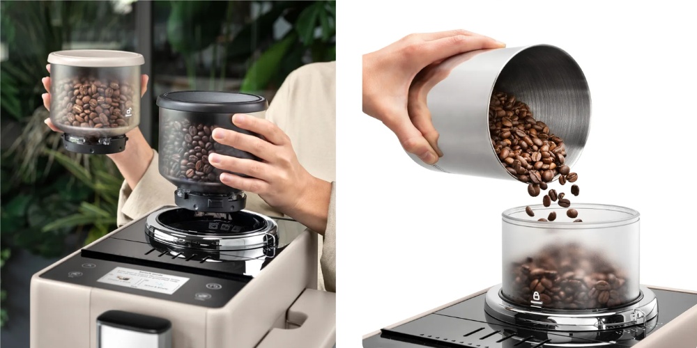 Hệ thống Bean Switch trên Delonghi EXAM440.55.BG