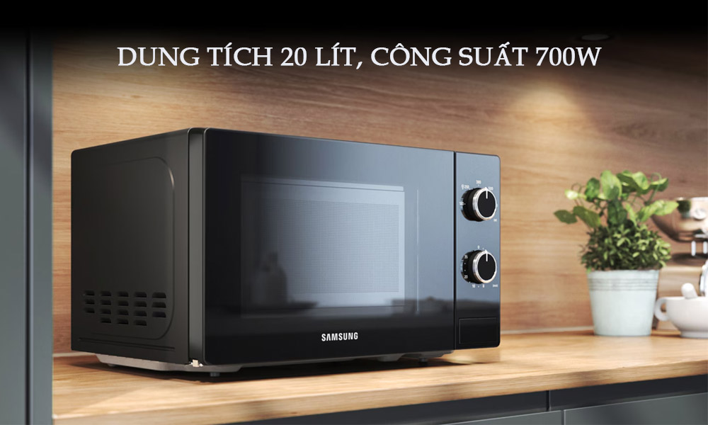Lò Vi Sóng Samsung MS20A3010AL/SV có công suất 700W