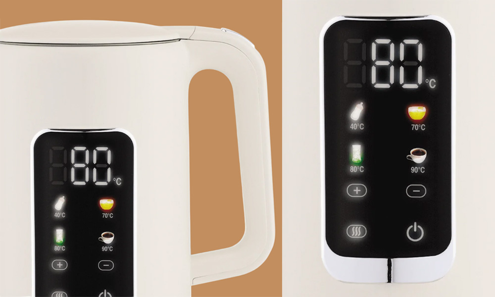 Bình Đun Siêu Tốc 2 Lớp HHB8723D tích hợp màn hình hiển thị rõ ràng