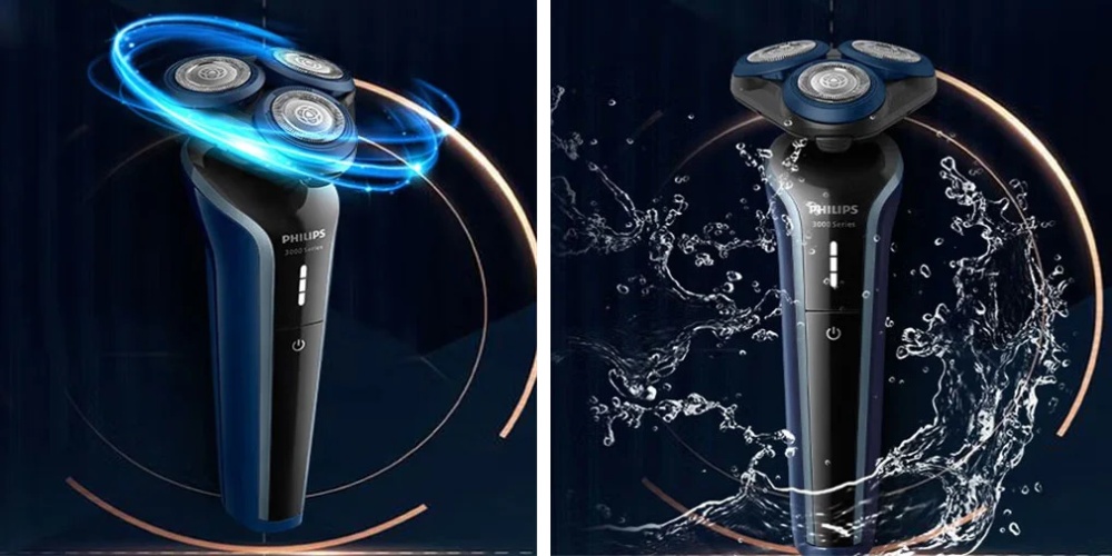 Máy Cạo Râu Khô Và Ướt Philips S3608/10 có màu sắc sang trọng