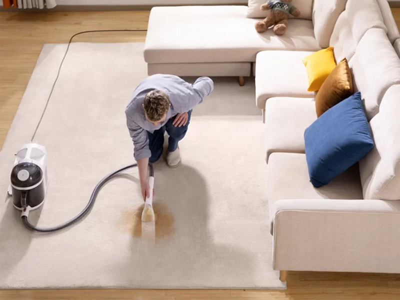 Máy giặt sofa, nệm có thiết kế gọn nhẹ, linh hoạt