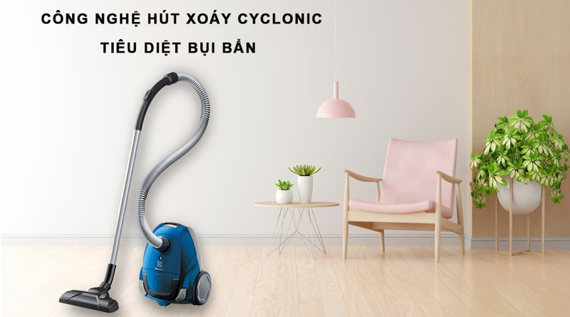 Máy hút bụi dạng hộp đảm bảo an toàn khi sử dụng