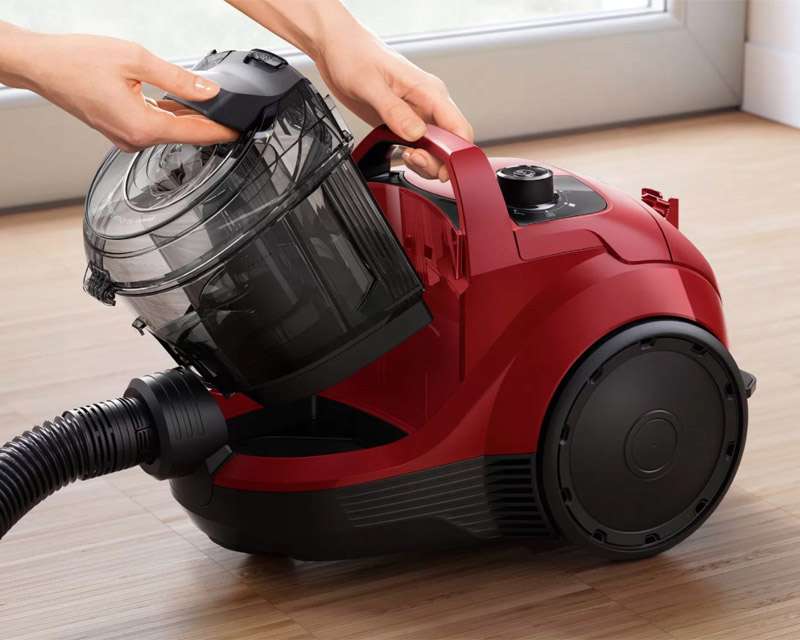 Máy hút bụi dạng hộp nổi bật hơn nhờ khả năng tái sử dụng hộp chứa