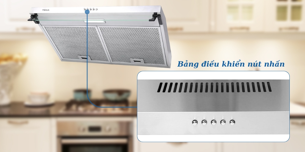 Máy Hút Mùi Âm Tủ Teka CH 1070BG thao tác nhanh chóng và tiện lợi