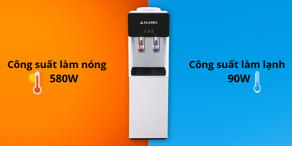  Alaska R-89 làm nóng lạnh nước uống liên tục