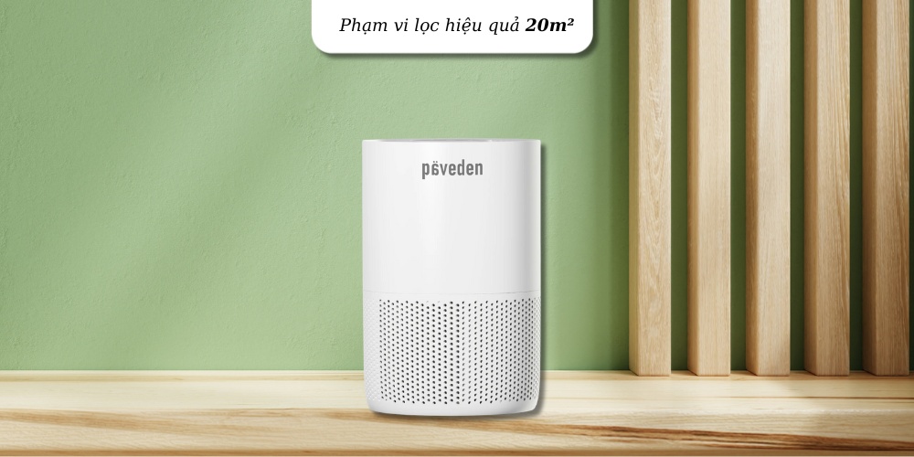 Máy Lọc Không Khí Paveden PAP-M1133 sở hữu thiết kế hiện đại