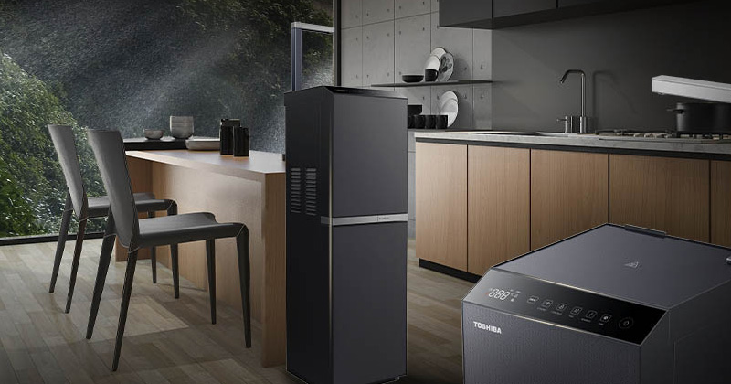 Thiết kế của máy lọc nước Toshiba luôn hướng đến sự tinh tế và tiện lợi