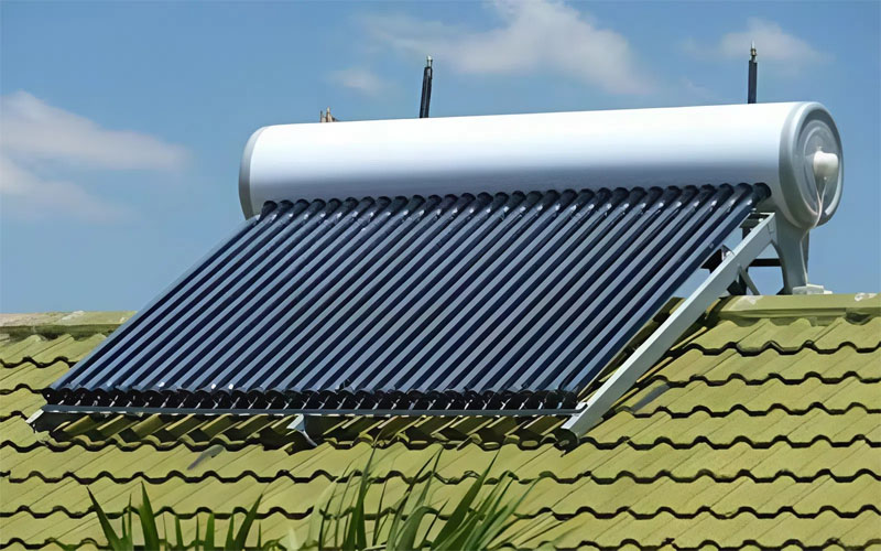 Nguyên lý hoạt động của máy nước nóng năng lượng mặt trời