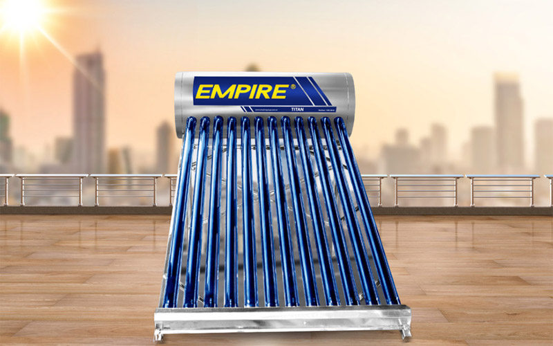 Máy nước nóng năng lượng mặt trời Empire chịu lực tốt