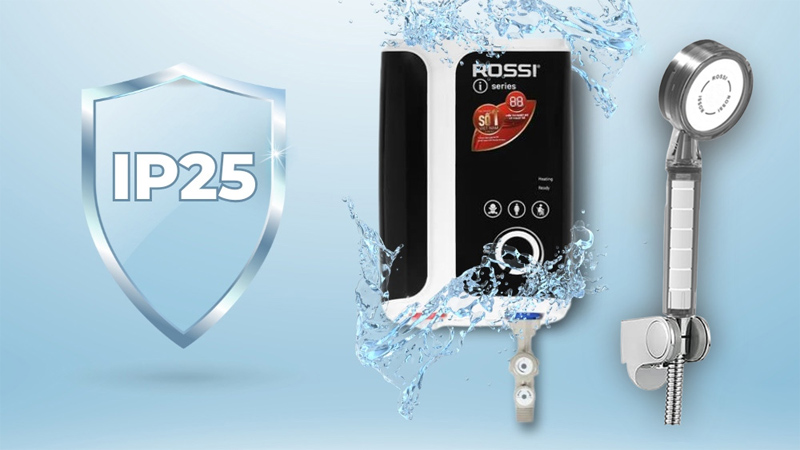 Máy nước nóng Rossi đa dạng tính năng an toàn