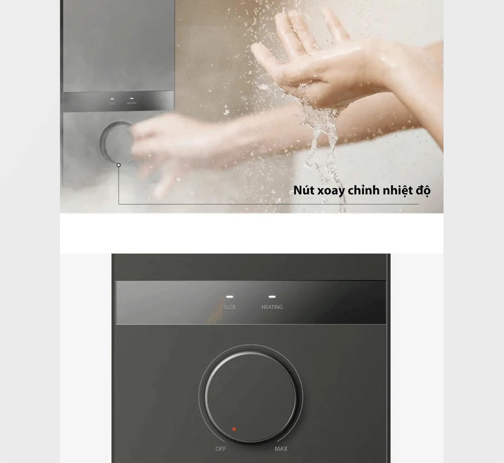 Dễ dàng điều chỉnh Máy Nước Nóng Toshiba TWH-45MCPVN(S)-WB