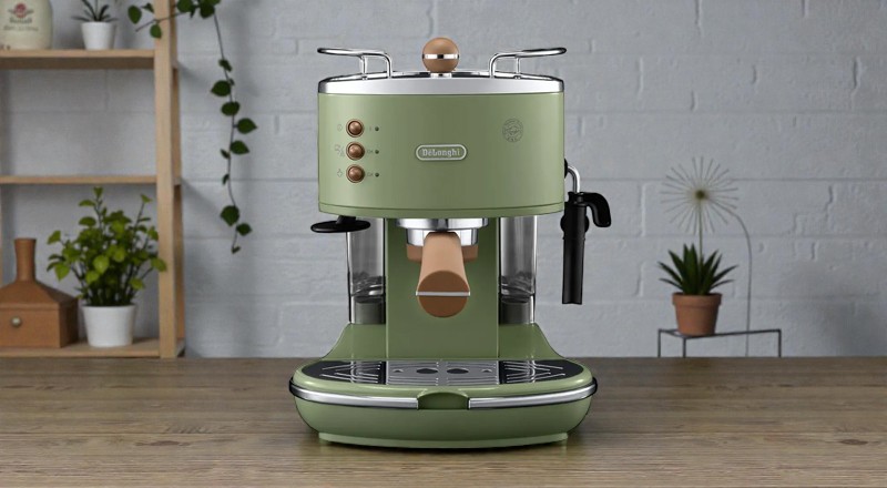 Máy pha cà phê Delonghi chiết xuất cà phê nhanh chóng