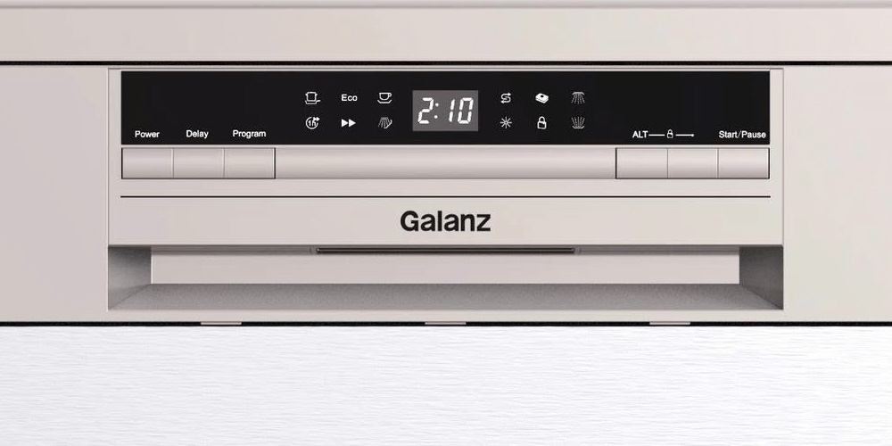 Dễ dàng điều khiển Máy Rửa Chén Galanz W60C3A401LQ2