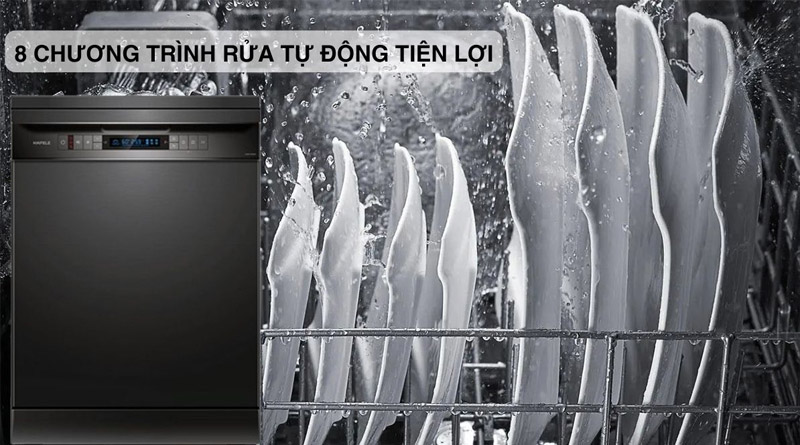 Máy rửa chén - Sấy chén Hafele đa dạng chương trình rửa